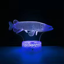 Fish 3D illusion lamp