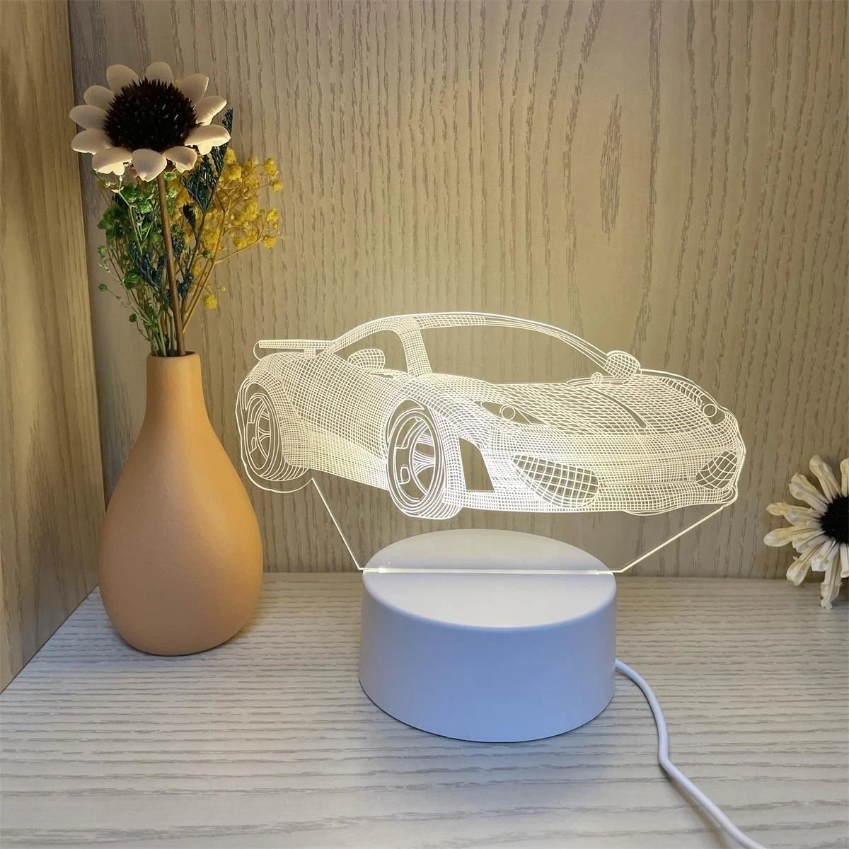 Race Car 3D illusion lamp