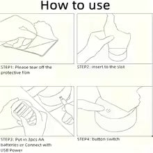 Rifle 3D illusion lamp