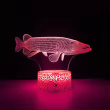 Fish 3D illusion lamp