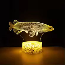 Fish 3D illusion lamp