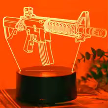 Rifle 3D illusion lamp