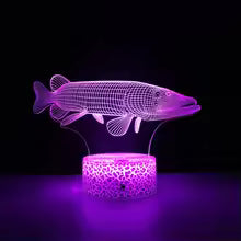 Fish 3D illusion lamp
