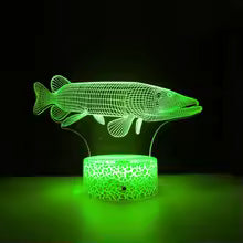 Fish 3D illusion lamp