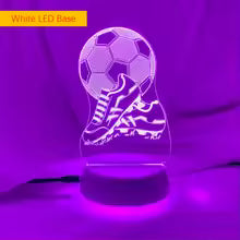Soccer Ball 3D illusion lamp