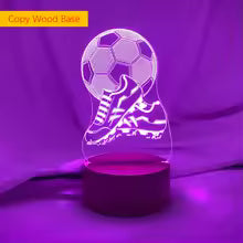 Soccer Ball 3D illusion lamp